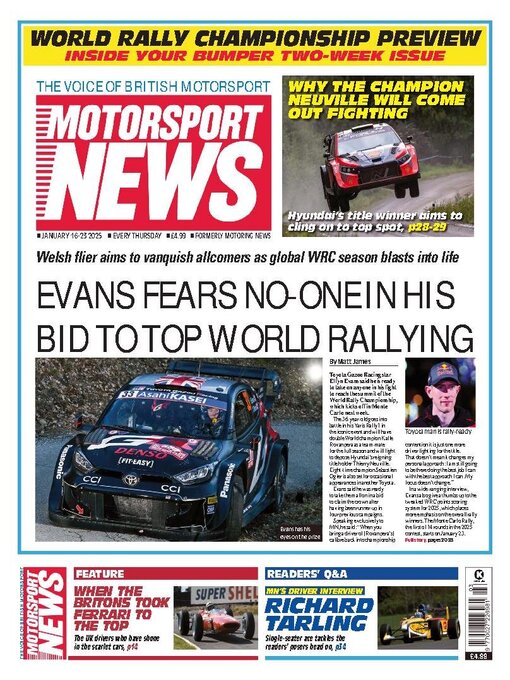 Title details for Motorsport News by Kelsey Publishing Ltd - Available